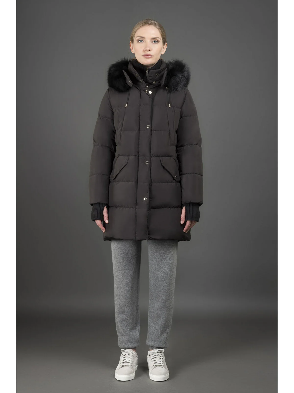 MOORER Piumino Donna Talassa-stp MODGI300008 TEPA023 U0001 NERO - Image 6