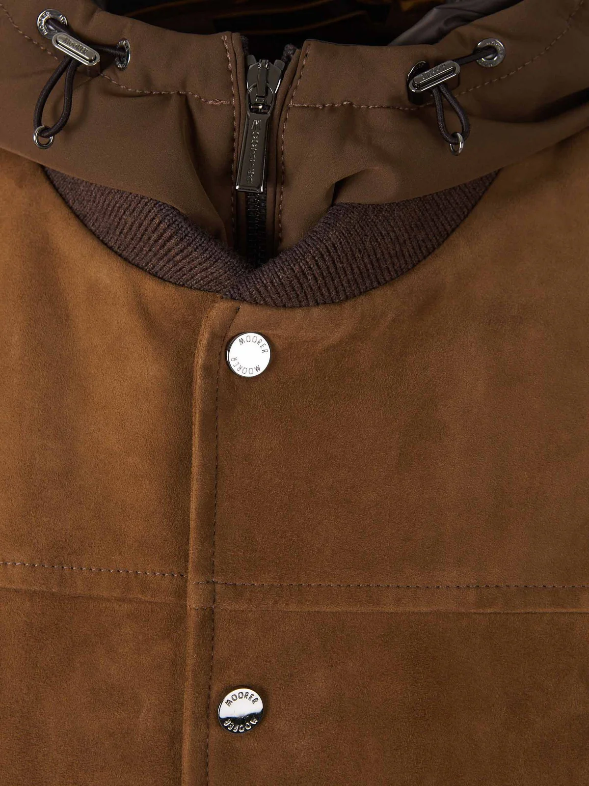 MOORER Piumino Uomo CALLUM-UR MOUGI101092 U0197 Marrone - Image 3
