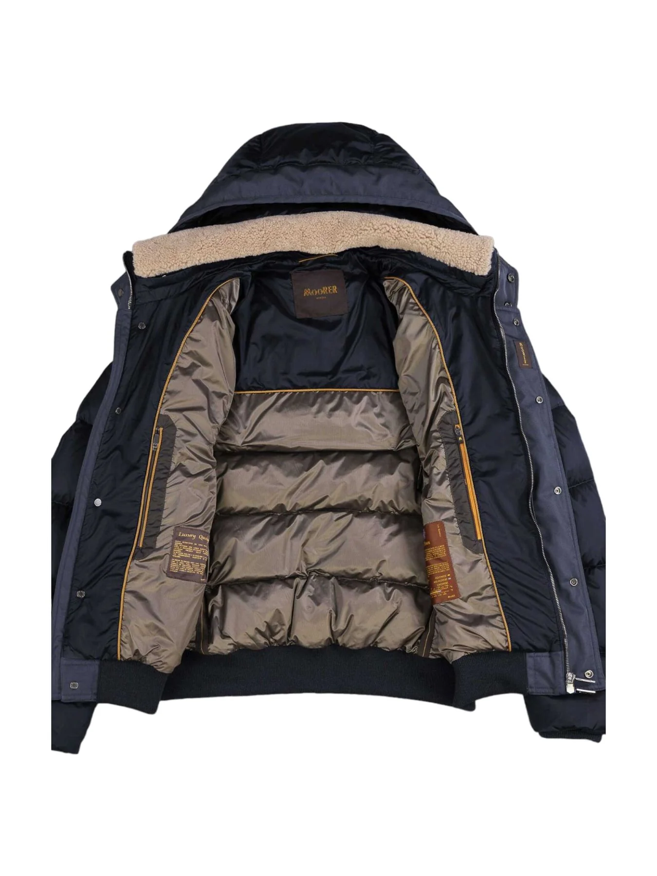 MOORER Piumino Uomo Clif-wco MOUBO100150 U0498 Blu - Image 3