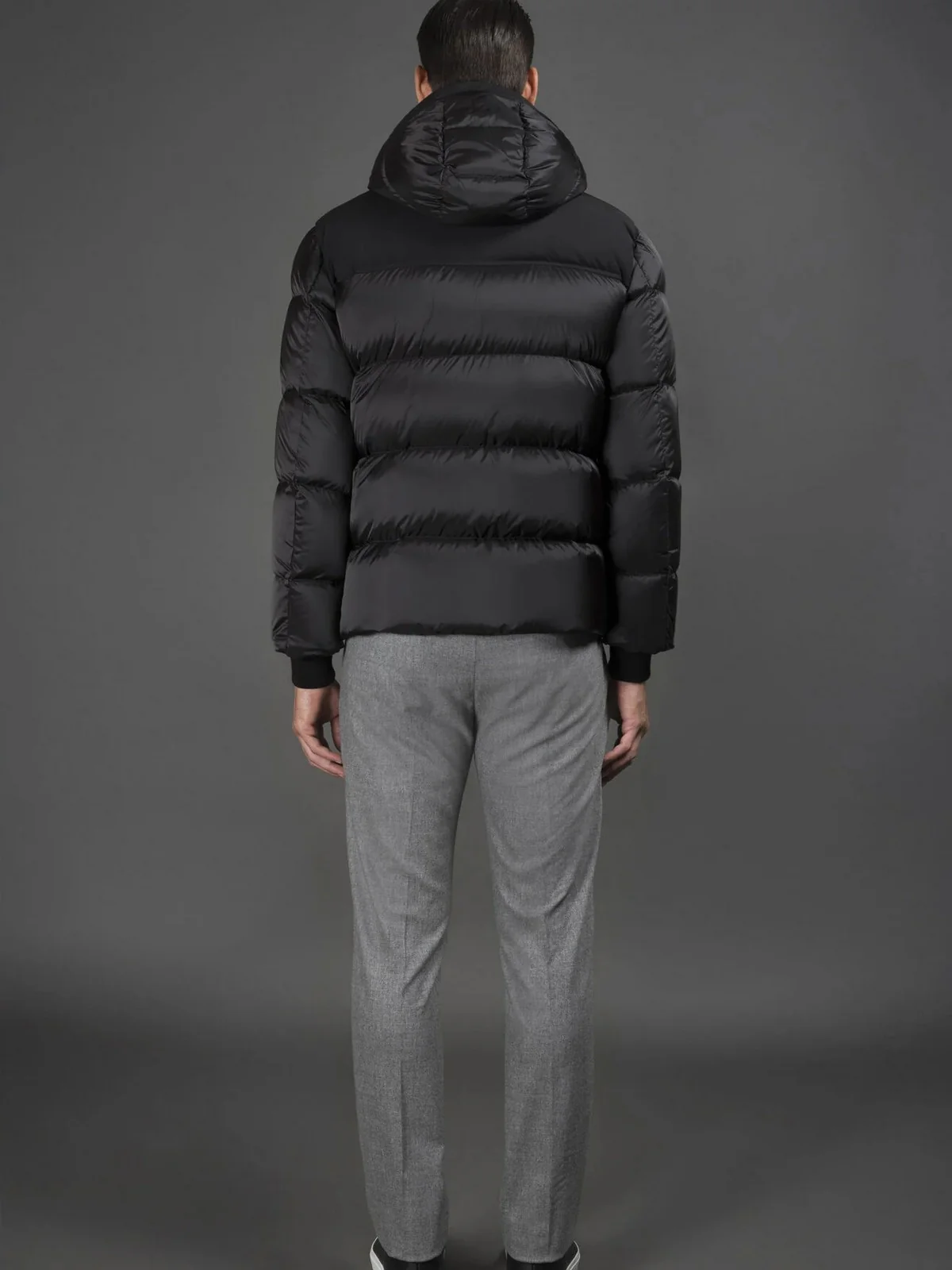 MOORER Piumino Uomo JAKE-SHK MOUBO100161 TEPA206 U0005 NERO/NERO - Image 3