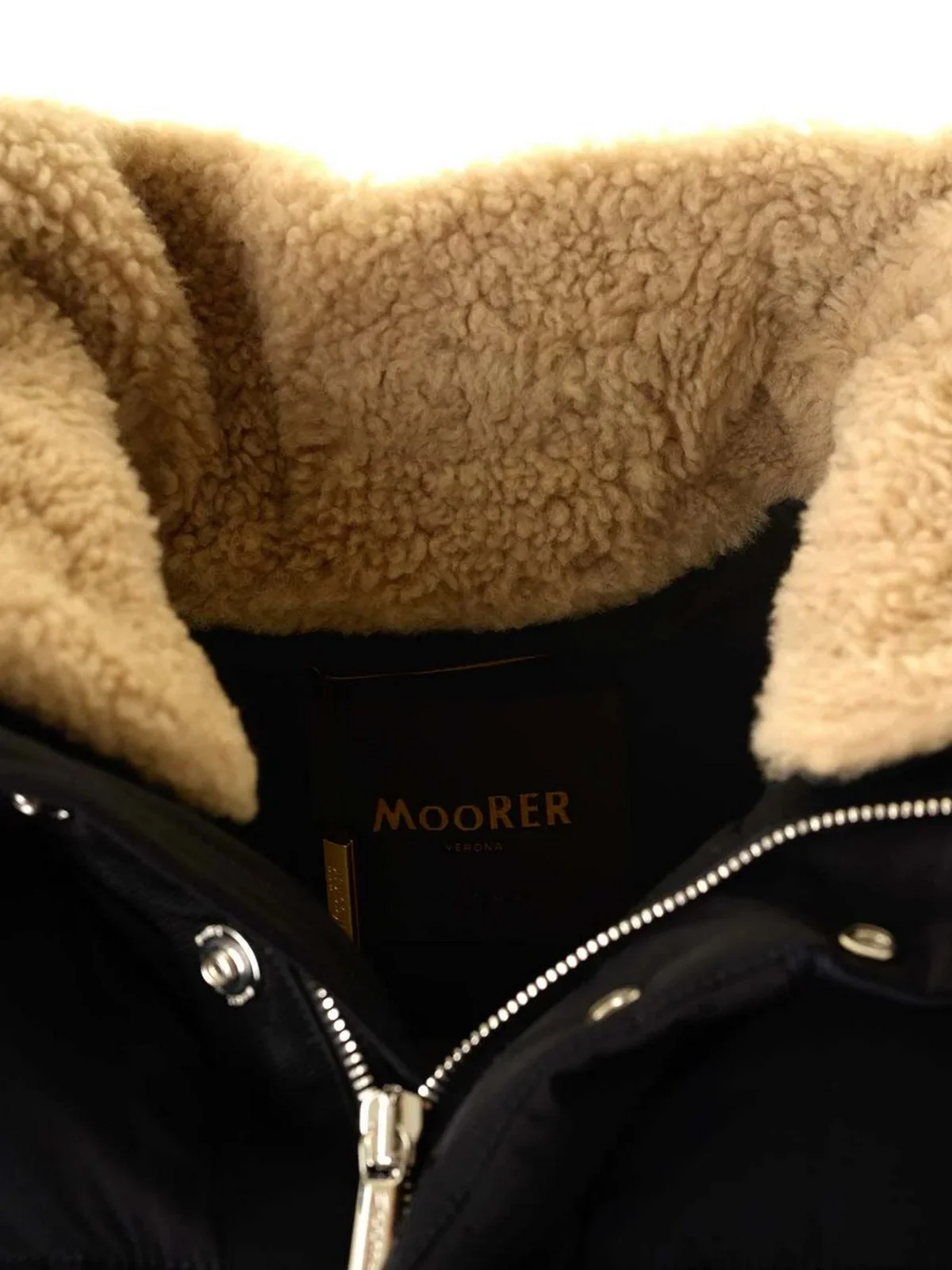 MOORER Piumino Uomo JAKE-SHK MOUBO100161 TEPA206 V1996 BLU/NERO - Image 4