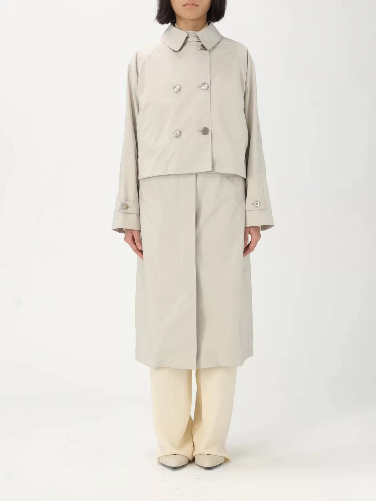 MOORER Trench Donna SALYA-ST2 MODSP100127 TEPAN06 Beige - Image 2