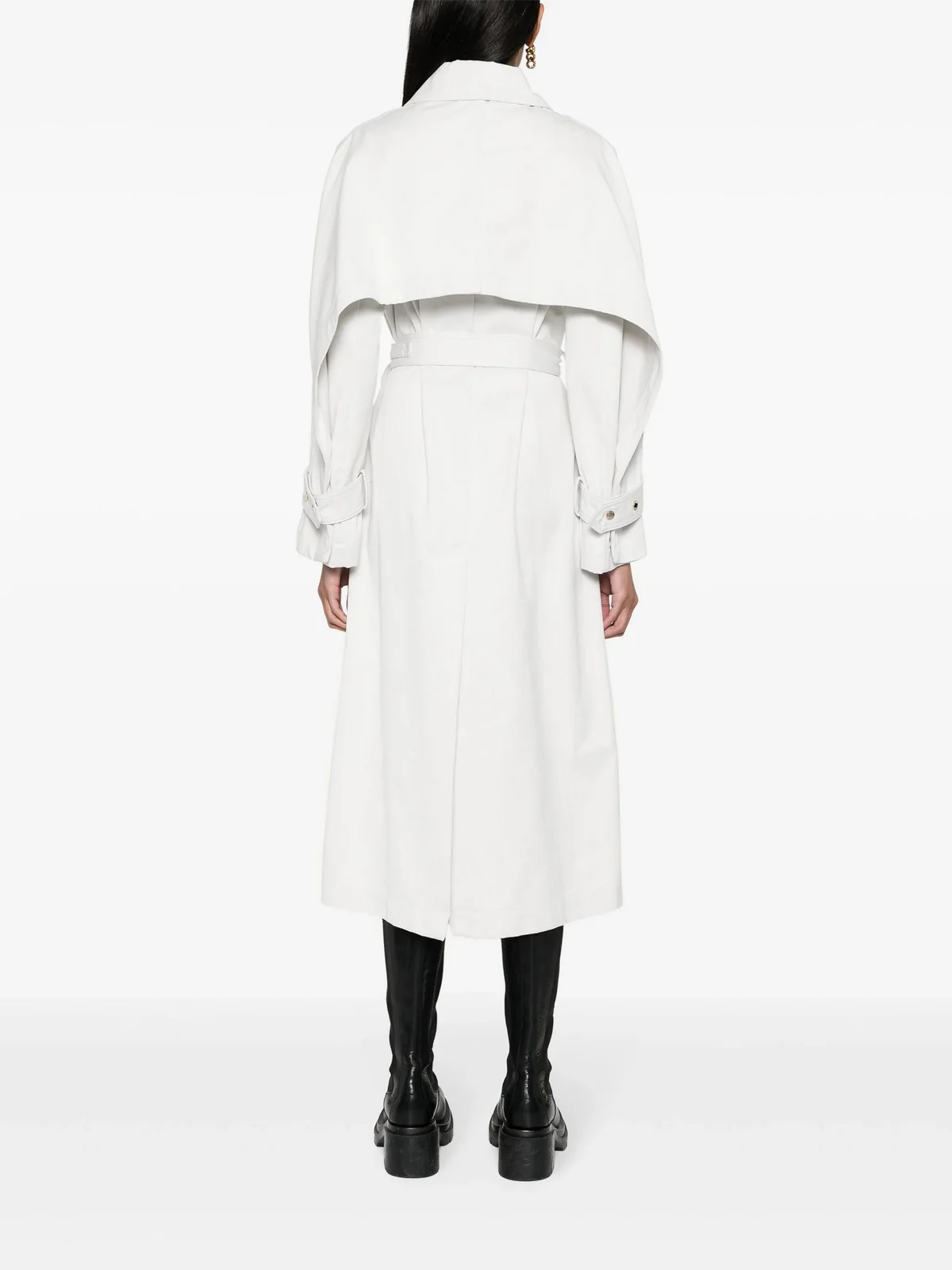MOORER Trench Donna THELMA-SDF MODSP100120 U0106 Bianco - Image 4