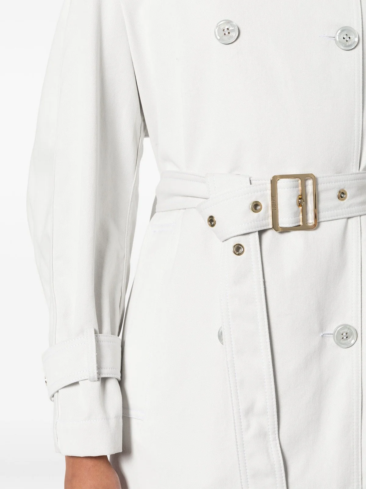 MOORER Trench Donna THELMA-SDF MODSP100120 U0106 Bianco - Image 5