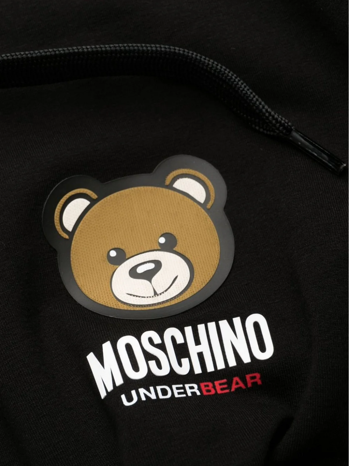 MOSCHINO UNDERWEAR Felpa Uomo  232V1A1789 4413 555 Nero - Image 3