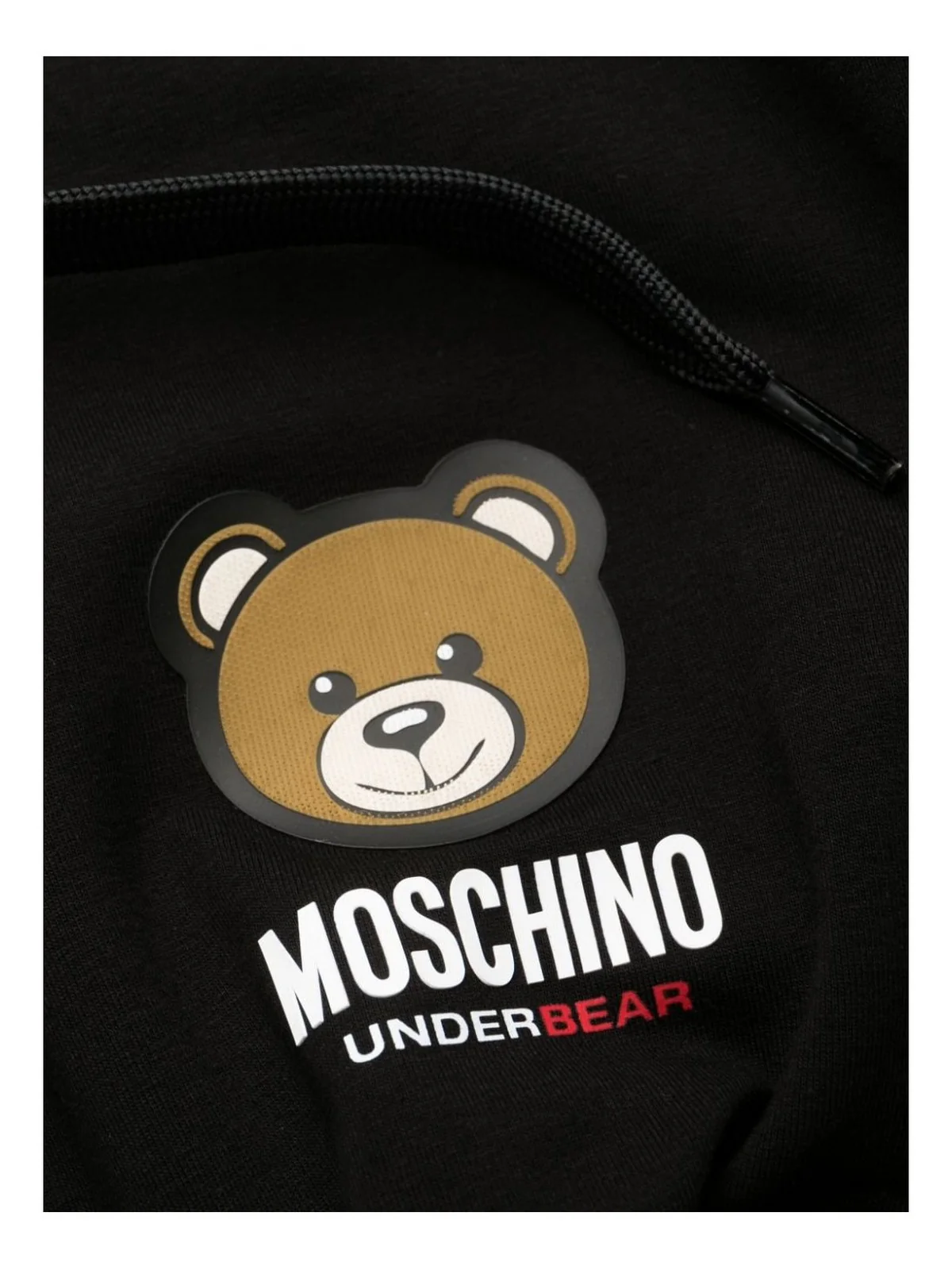 MOSCHINO UNDERWEAR Felpa Uomo  232V1A1790 4413 555 Nero - Image 2