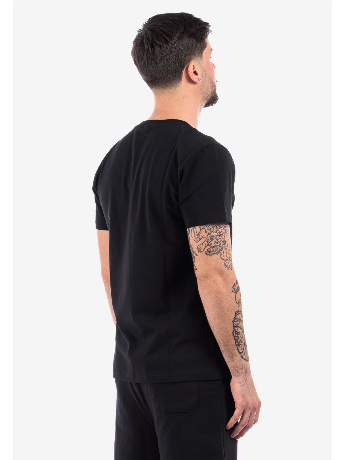 MOSCHINO UNDERWEAR T-Shirt e Polo Uomo  241V1A0703 4406 555 Nero - Image 4