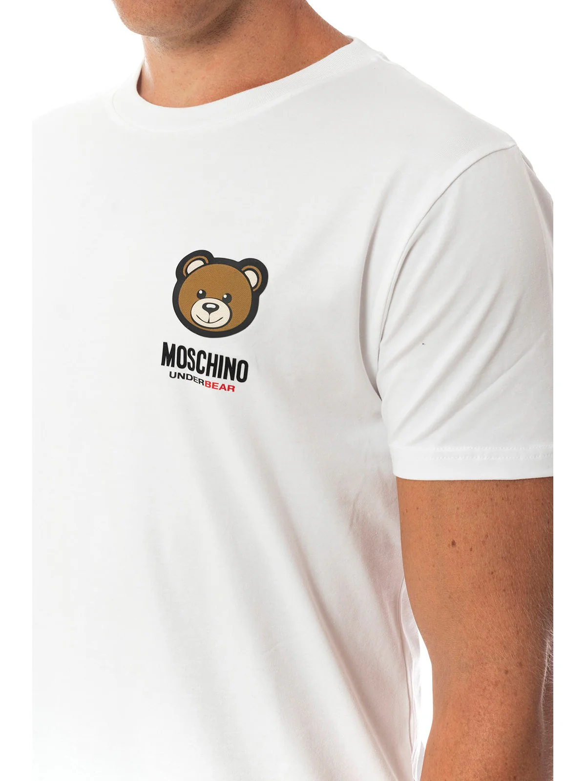 MOSCHINO UNDERWEAR T-Shirt e Polo Uomo  241V1A0788 4410 1 Bianco - Image 3