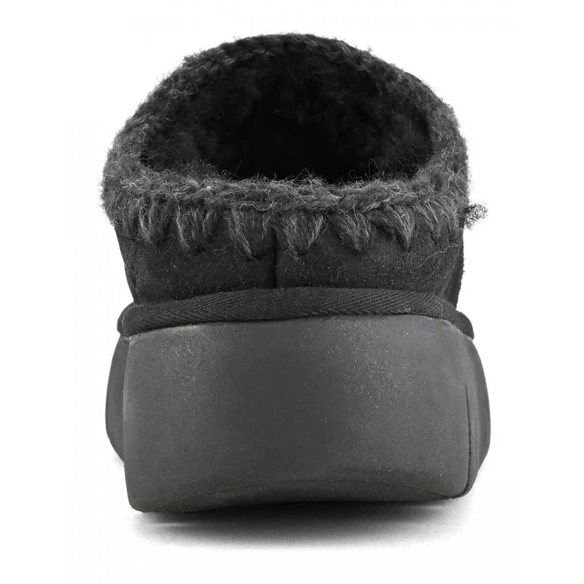 MOU Ciabatta Donna Bounce clog metal logo MU.FW531001A BKBK BLACK - Image 5