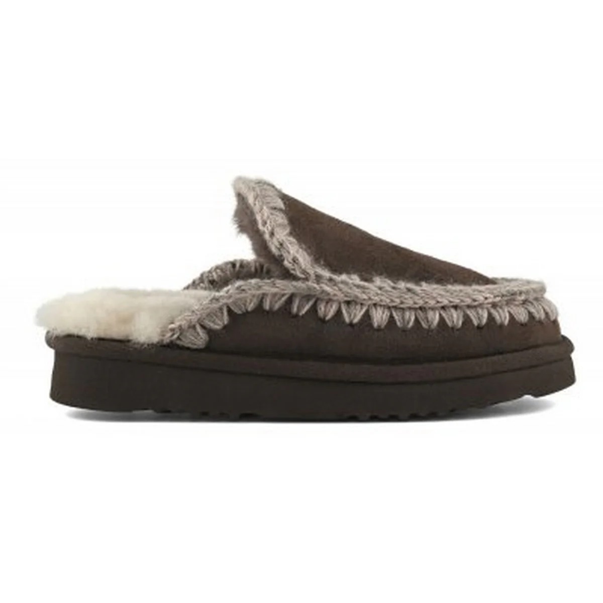 MOU Ciabatta Donna Eskimo slipper MU.FW101125A BRPEP Brown Pepper - Image 2