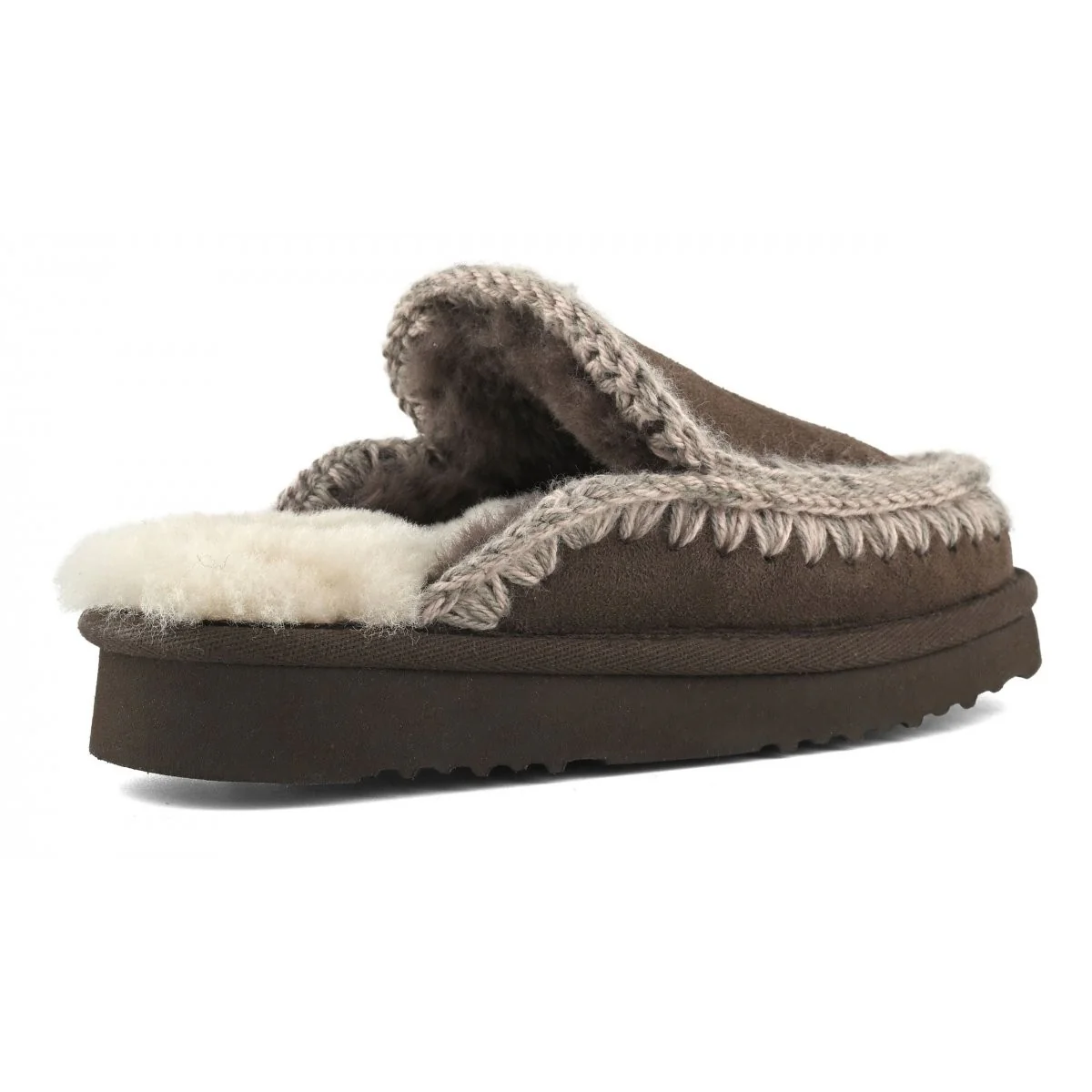 MOU Ciabatta Donna Eskimo slipper MU.FW101125A BRPEP Brown Pepper - Image 4
