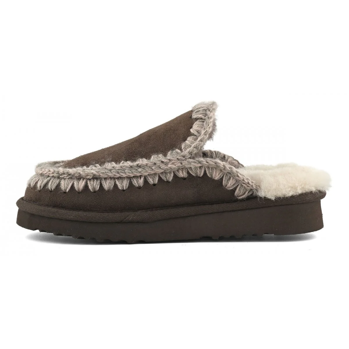 MOU Ciabatta Donna Eskimo slipper MU.FW101125A BRPEP Brown Pepper - Image 6
