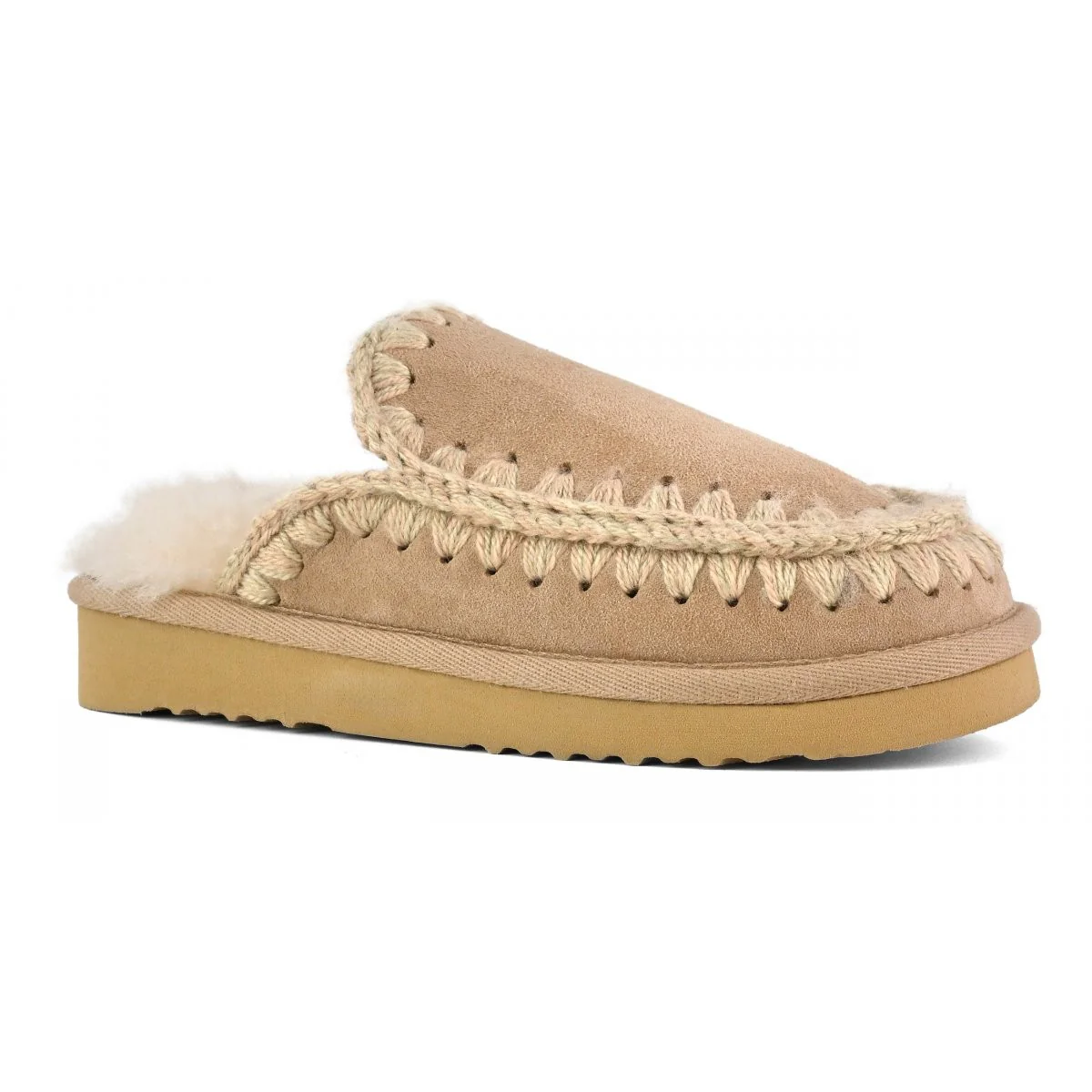 MOU Ciabatta Donna Eskimo slipper MU.FW101125A CAM camel - Image 3