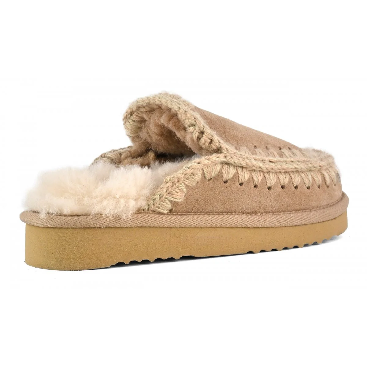 MOU Ciabatta Donna Eskimo slipper MU.FW101125A CAM camel - Image 4