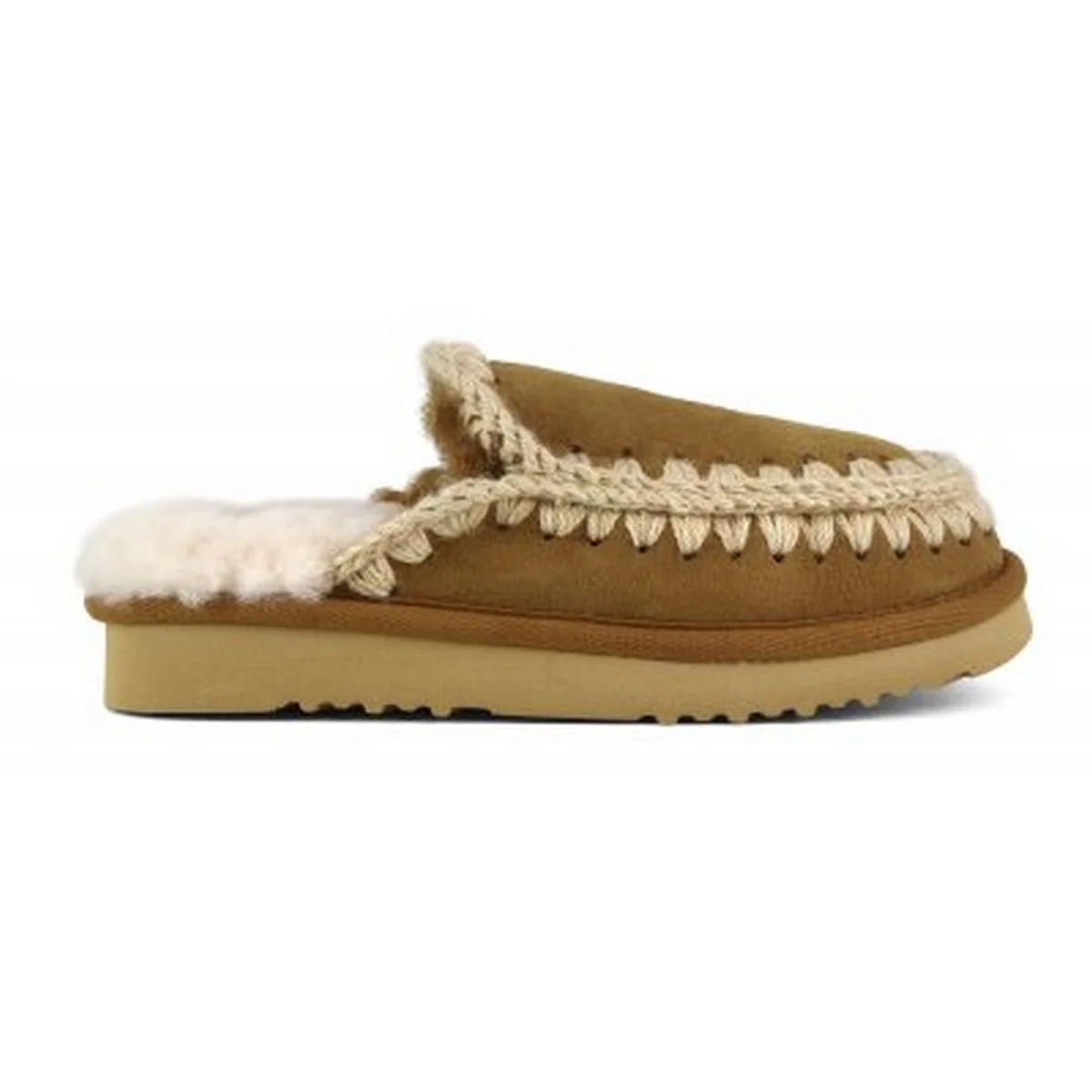 MOU Ciabatta Donna Eskimo slipper MU.FW101125A COG COGNAC - Image 2