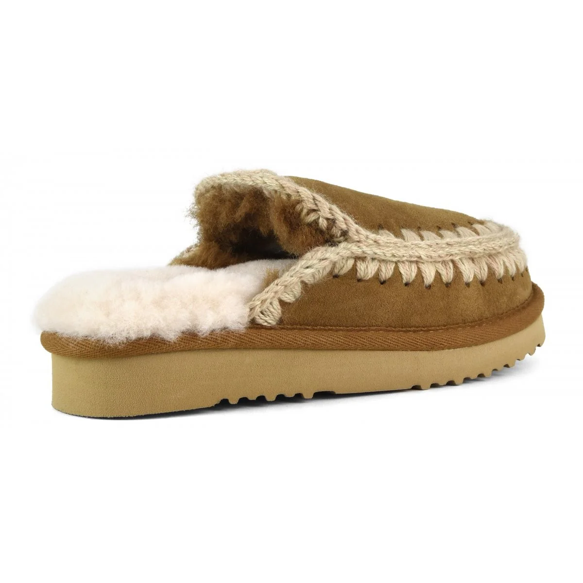 MOU Ciabatta Donna Eskimo slipper MU.FW101125A COG COGNAC - Image 4