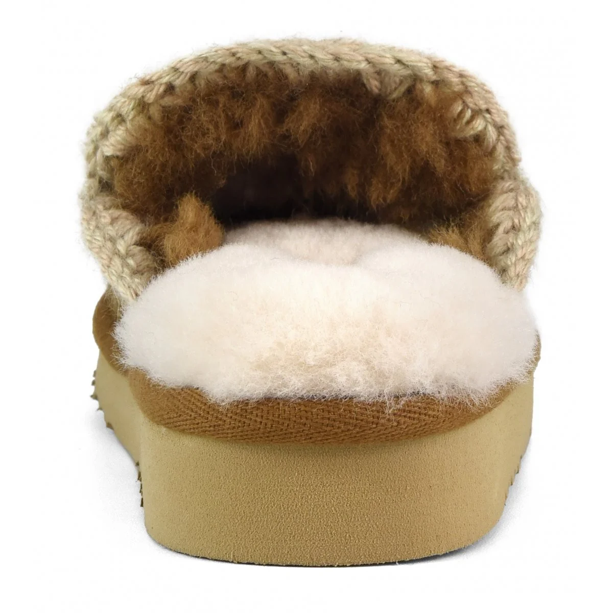 MOU Ciabatta Donna Eskimo slipper MU.FW101125A COG COGNAC - Image 5
