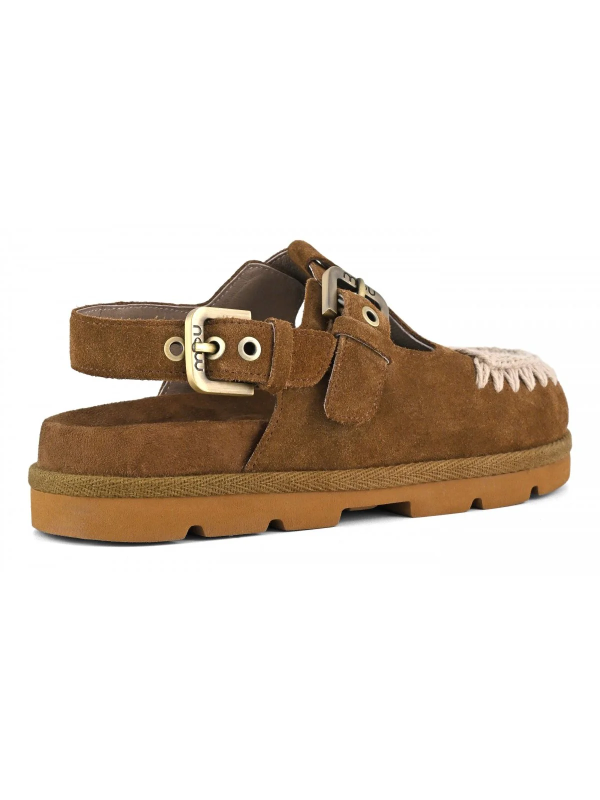 MOU Sandalo Donna Low bio mary jane MU.SW631004A NUTBR NUT BROWN - Image 4