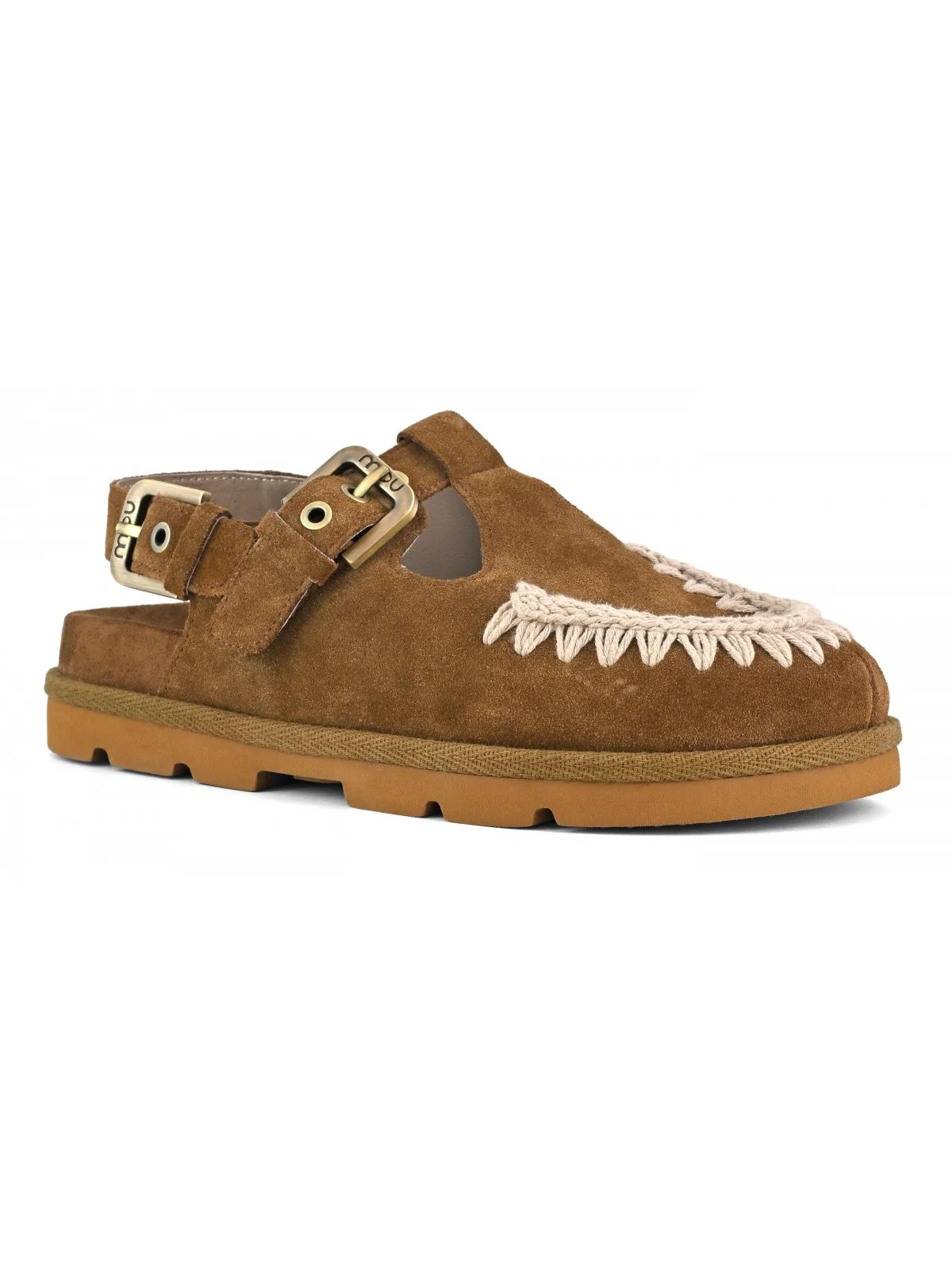 MOU Sandalo Donna Low bio mary jane MU.SW631004A NUTBR NUT BROWN - Image 5