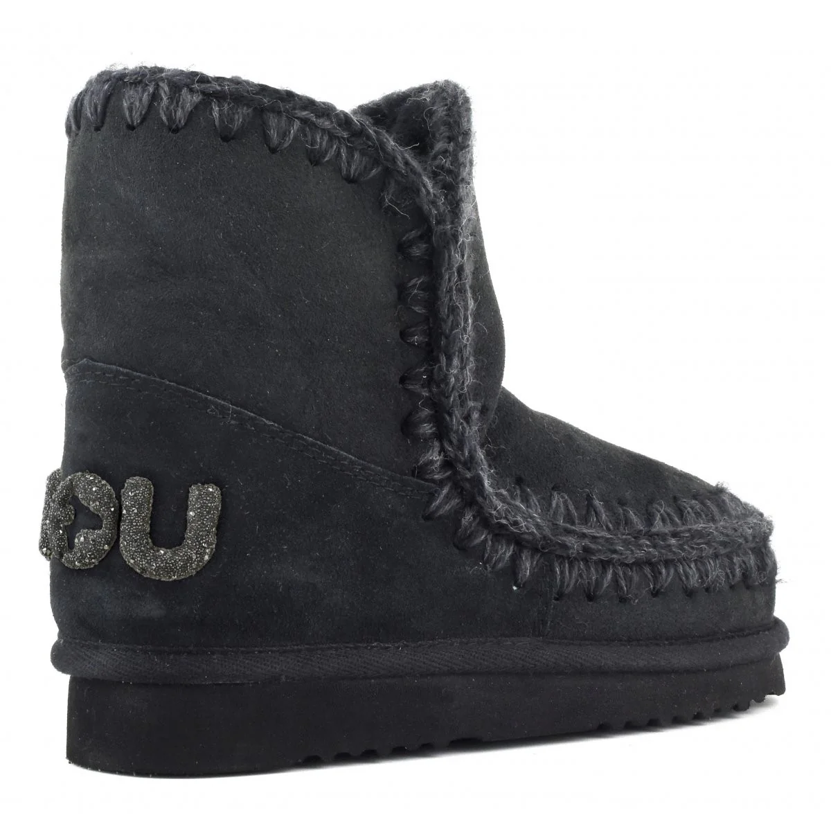MOU Stivali e Stivaletti Donna ESKIMO 18 GLITTER LOGO MU.FW101050A BKBK BLACK - Image 3
