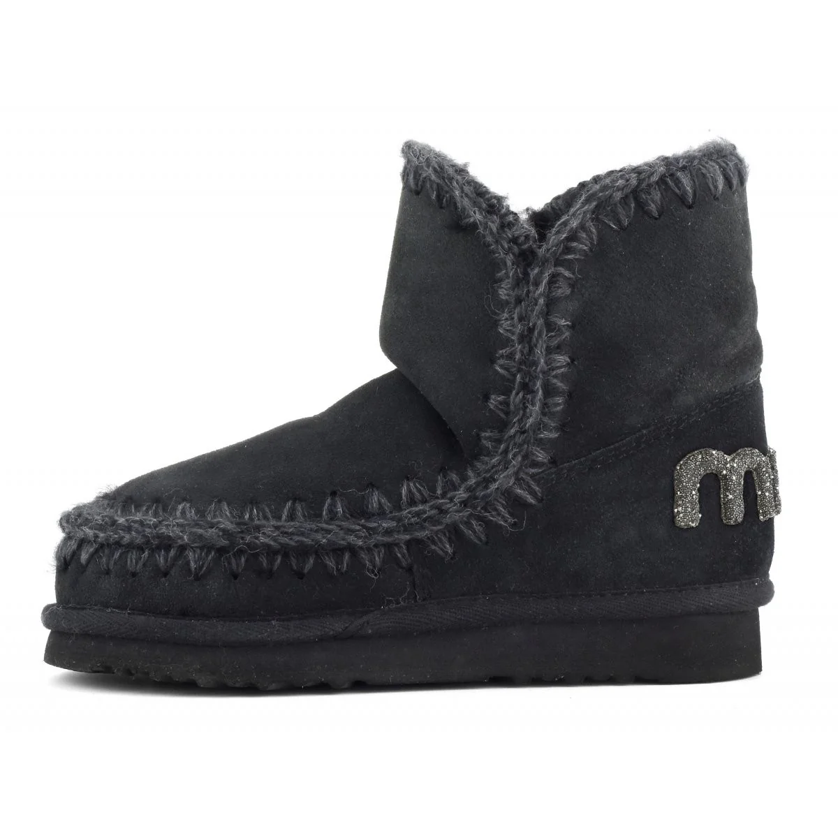 MOU Stivali e Stivaletti Donna ESKIMO 18 GLITTER LOGO MU.FW101050A BKBK BLACK - Image 5
