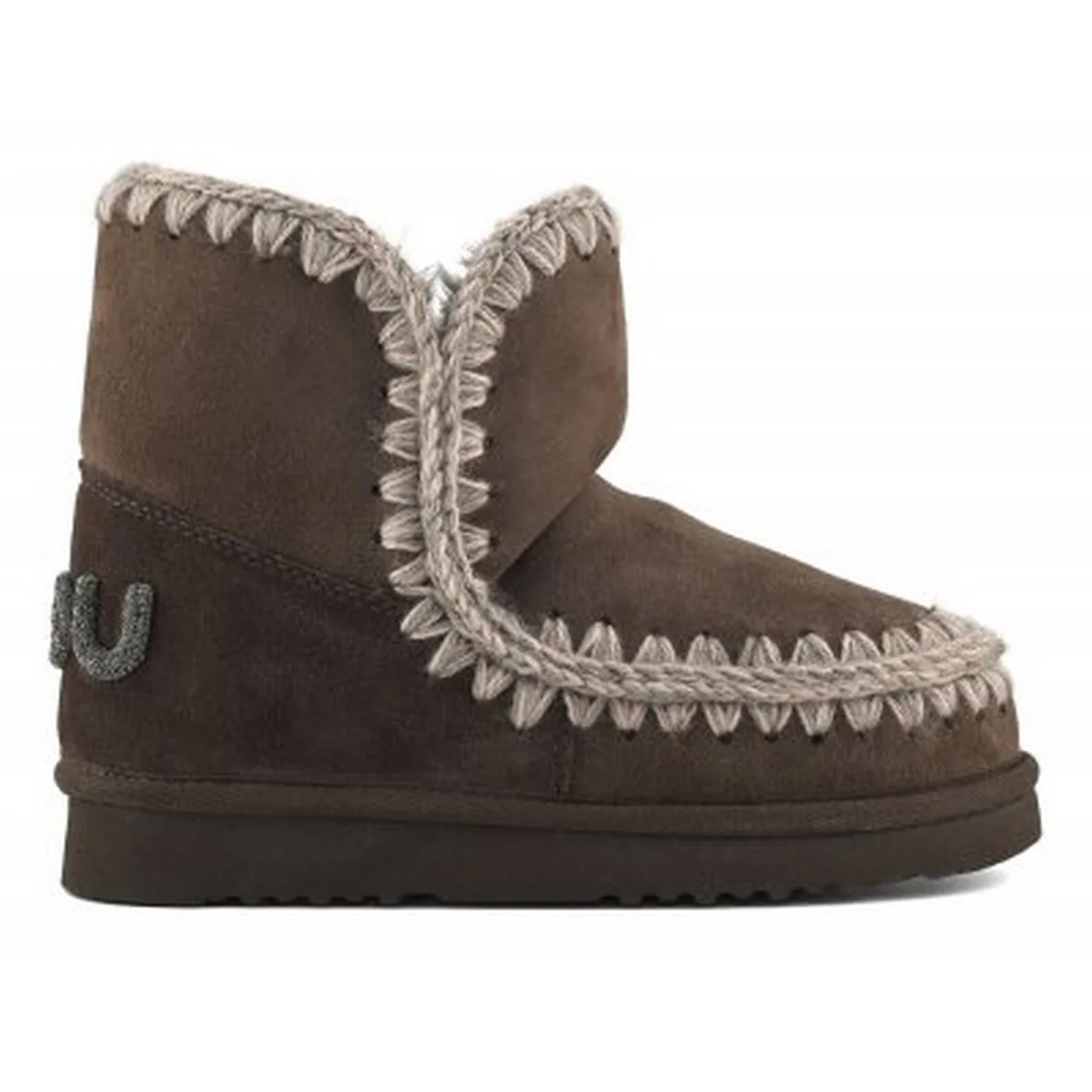 MOU Stivali e Stivaletti Donna ESKIMO 18 GLITTER LOGO MU.FW101050A BRPEP Brown Pepper - Image 2