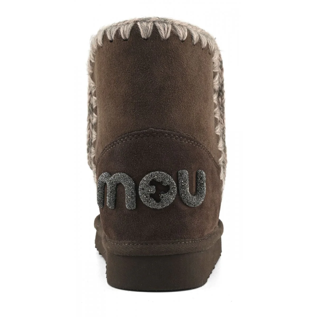MOU Stivali e Stivaletti Donna ESKIMO 18 GLITTER LOGO MU.FW101050A BRPEP Brown Pepper - Image 5