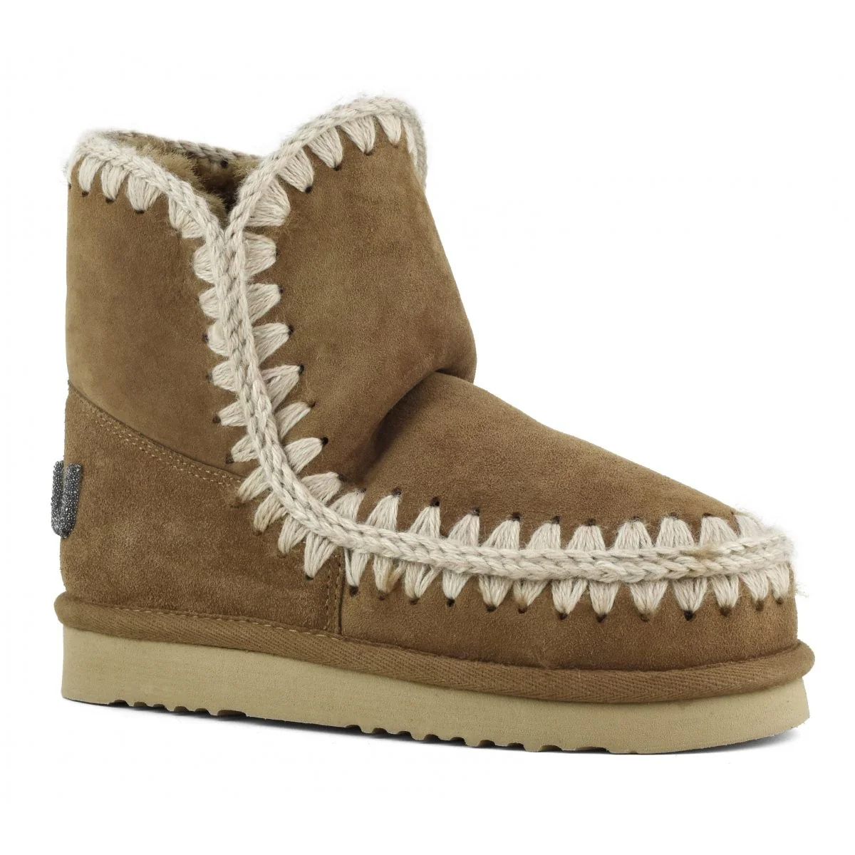 MOU Stivali e Stivaletti Donna ESKIMO 18 GLITTER LOGO MU.FW101050A COG COGNAC - Image 2
