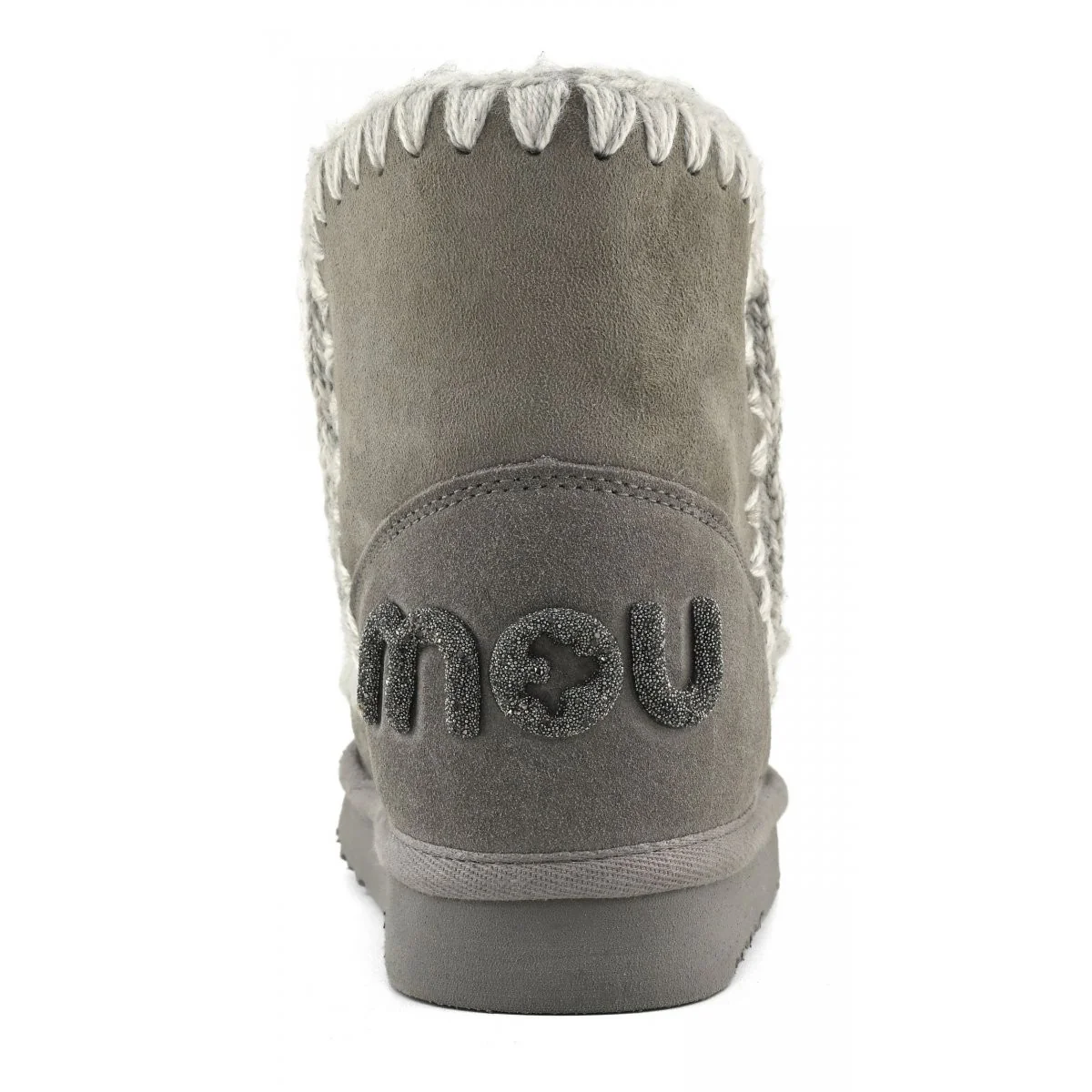 MOU Stivali e Stivaletti Donna ESKIMO 18 GLITTER LOGO MU.FW101050A NGRY New Grey - Image 5