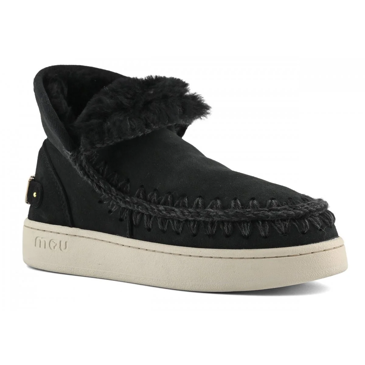 MOU Stivali e Stivaletti Donna New eskimo sneaker suede - let MU.FW741001A BKBK BLACK - Image 2