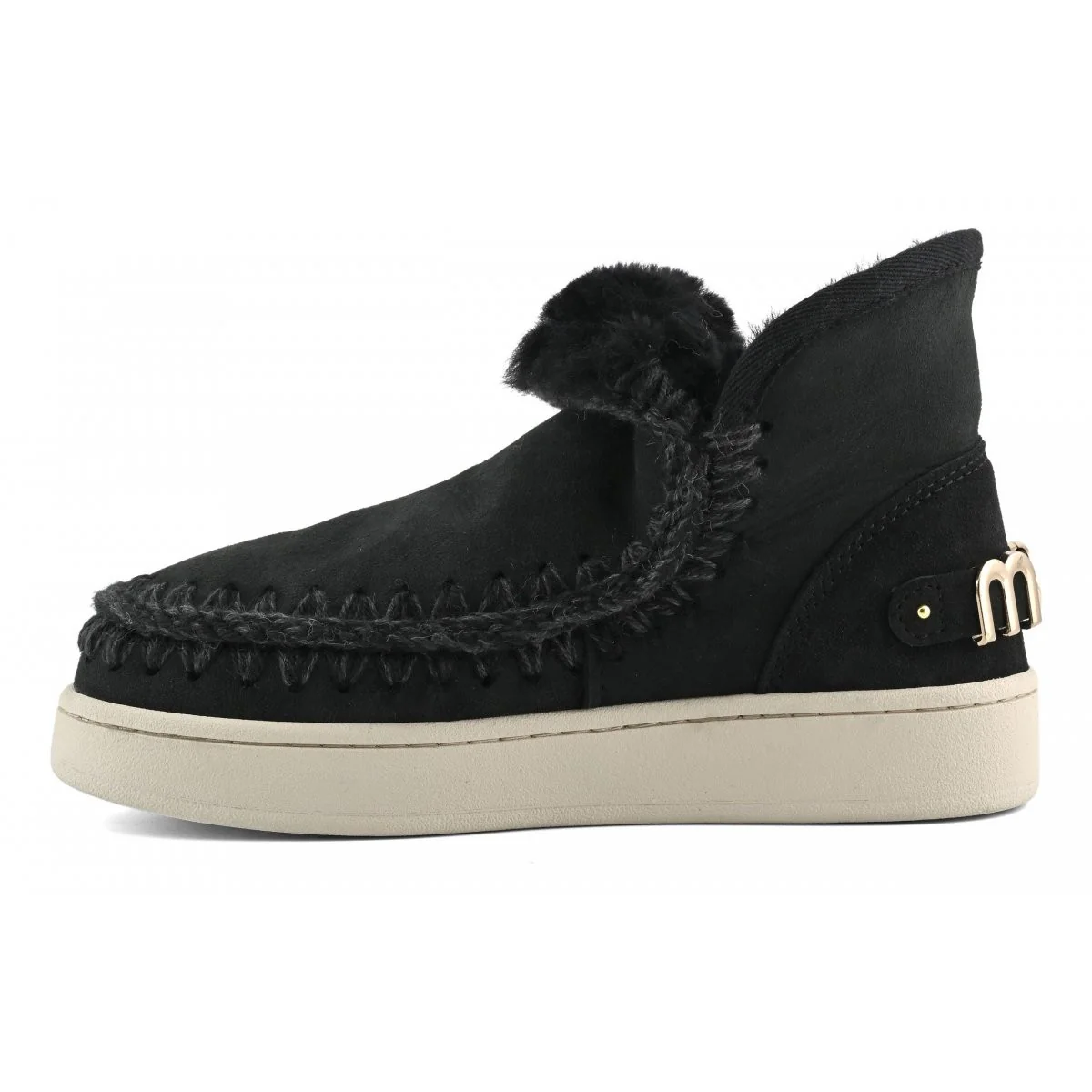 MOU Stivali e Stivaletti Donna New eskimo sneaker suede - let MU.FW741001A BKBK BLACK - Image 5