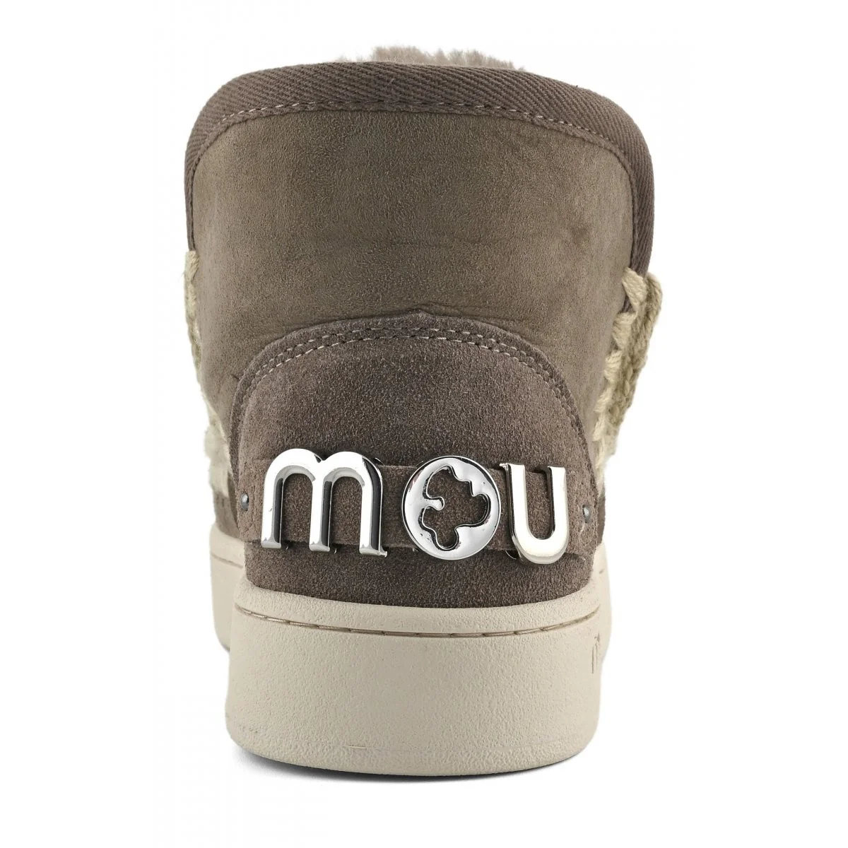 MOU Stivali e Stivaletti Donna New eskimo sneaker suede - let MU.FW741001A ELGRY Elephant Grey - Image 3