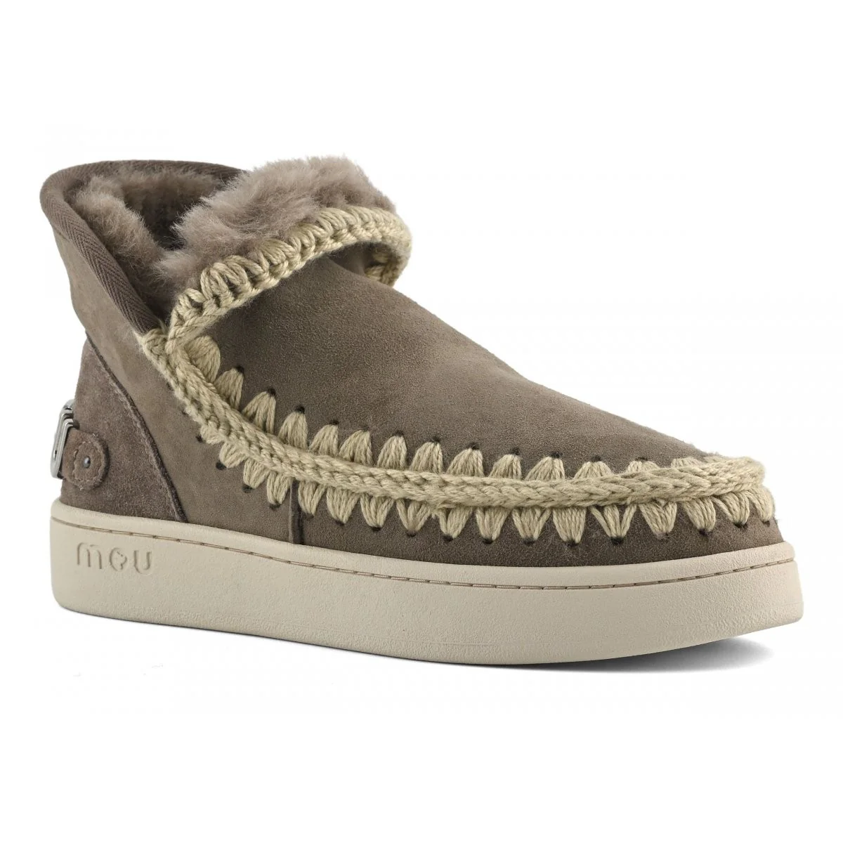 MOU Stivali e Stivaletti Donna New eskimo sneaker suede - let MU.FW741001A ELGRY Elephant Grey - Image 5