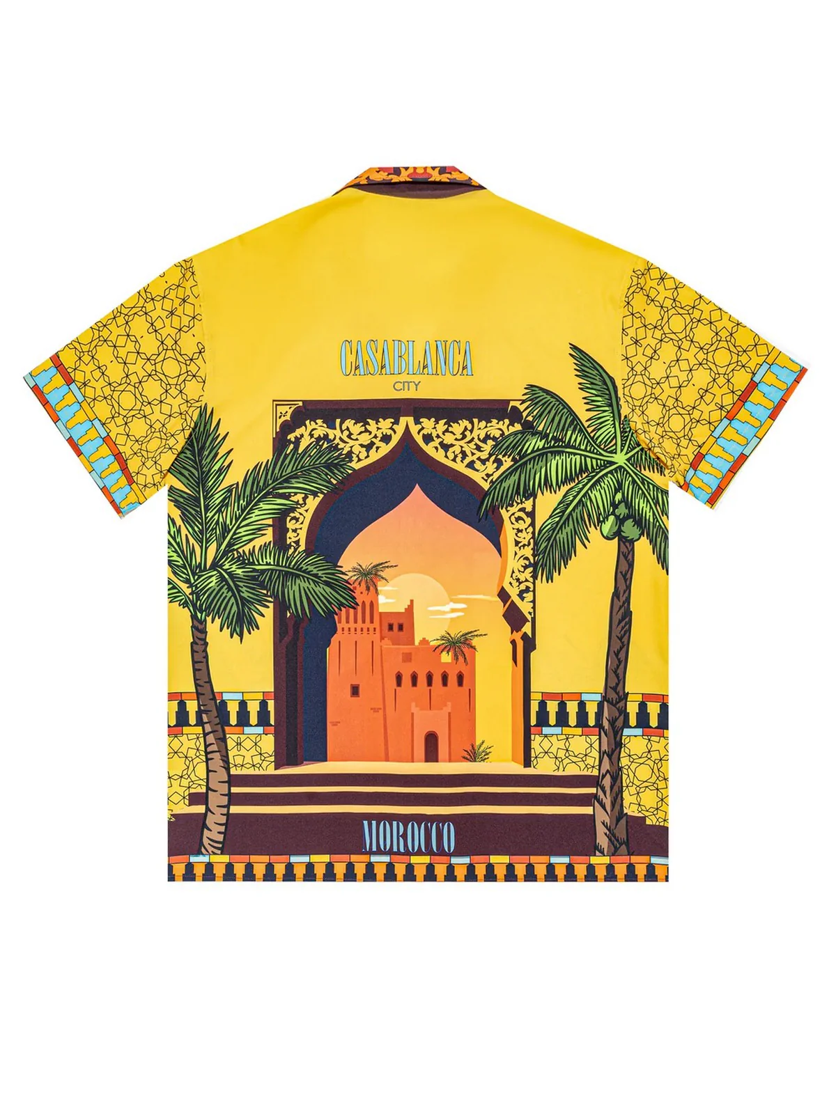 MOVE be different Camicia Uomo  CAMICIA BOWLING CASABLANCA GIALLO - Image 2