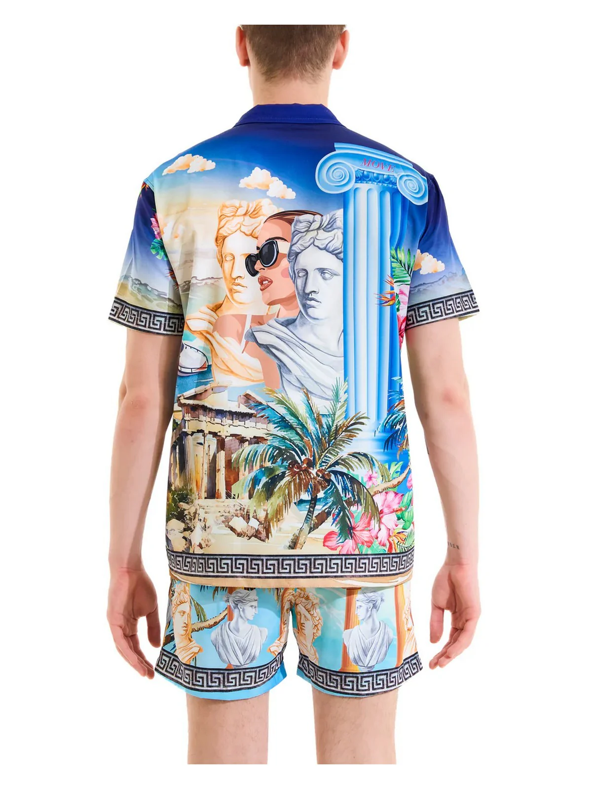 MOVE be different Camicia Uomo  CAMICIA BOWLING PRINT E Multicolore - Image 4
