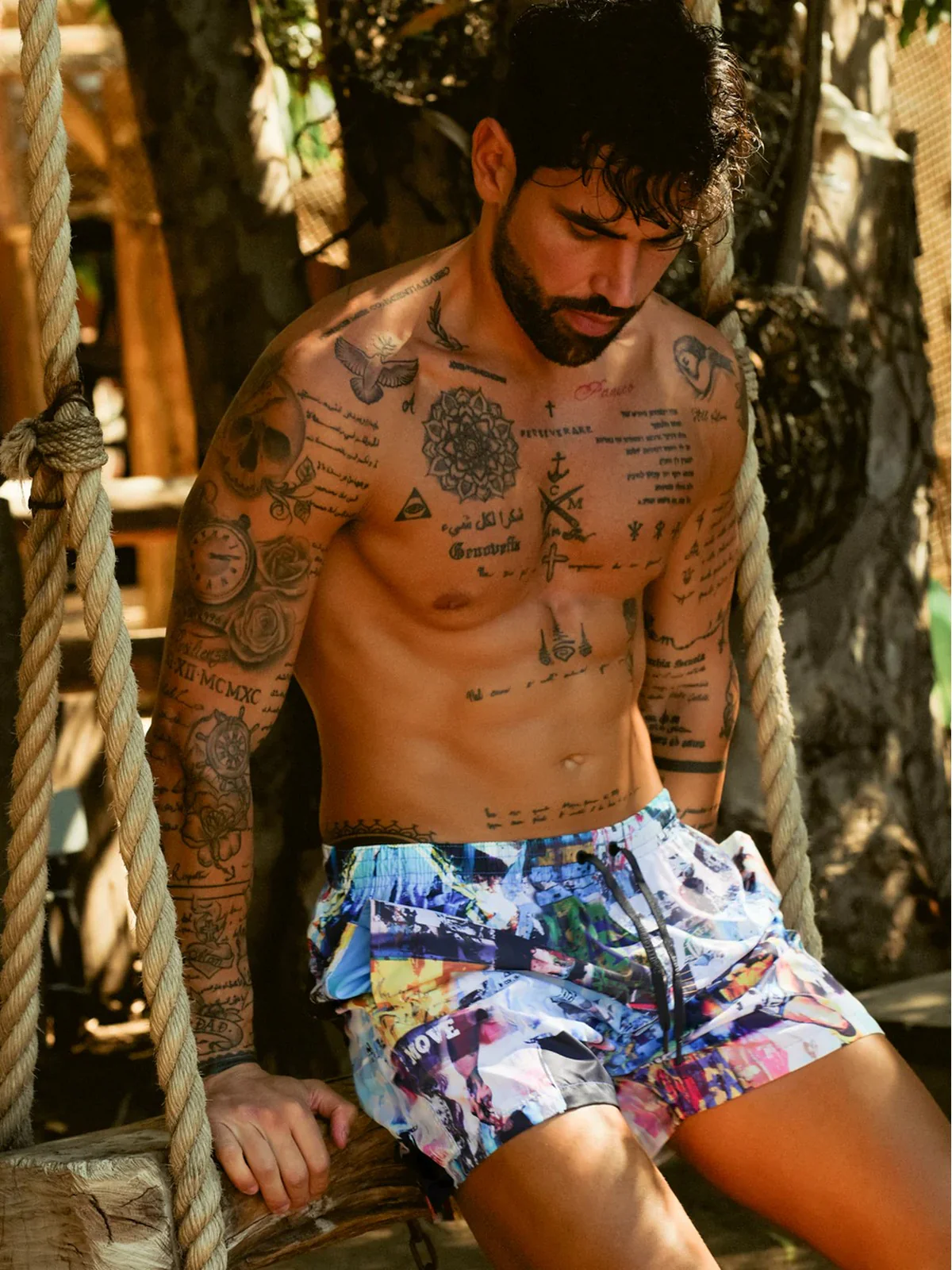 MOVE be different Costume da bagno Uomo  SVN DIEGO Multicolore - Image 3