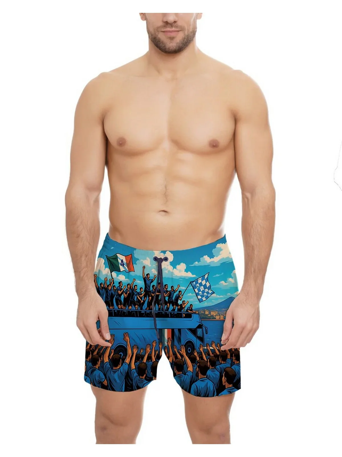 MOVE be different Costume da bagno Uomo  SVN NAPOLI 03 LUNGOMARE BLU - Image 2