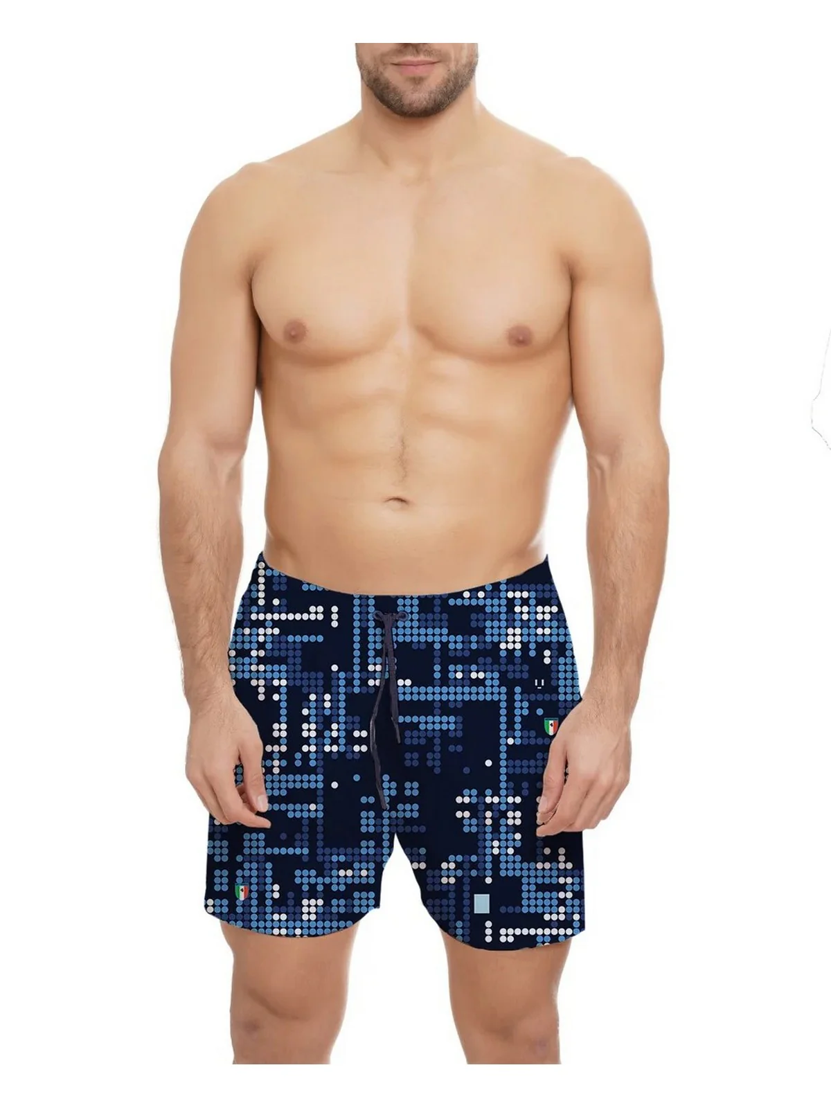 MOVE be different Costume da bagno Uomo  SVN NAPOLI 04 PIXEL BLU - Image 2