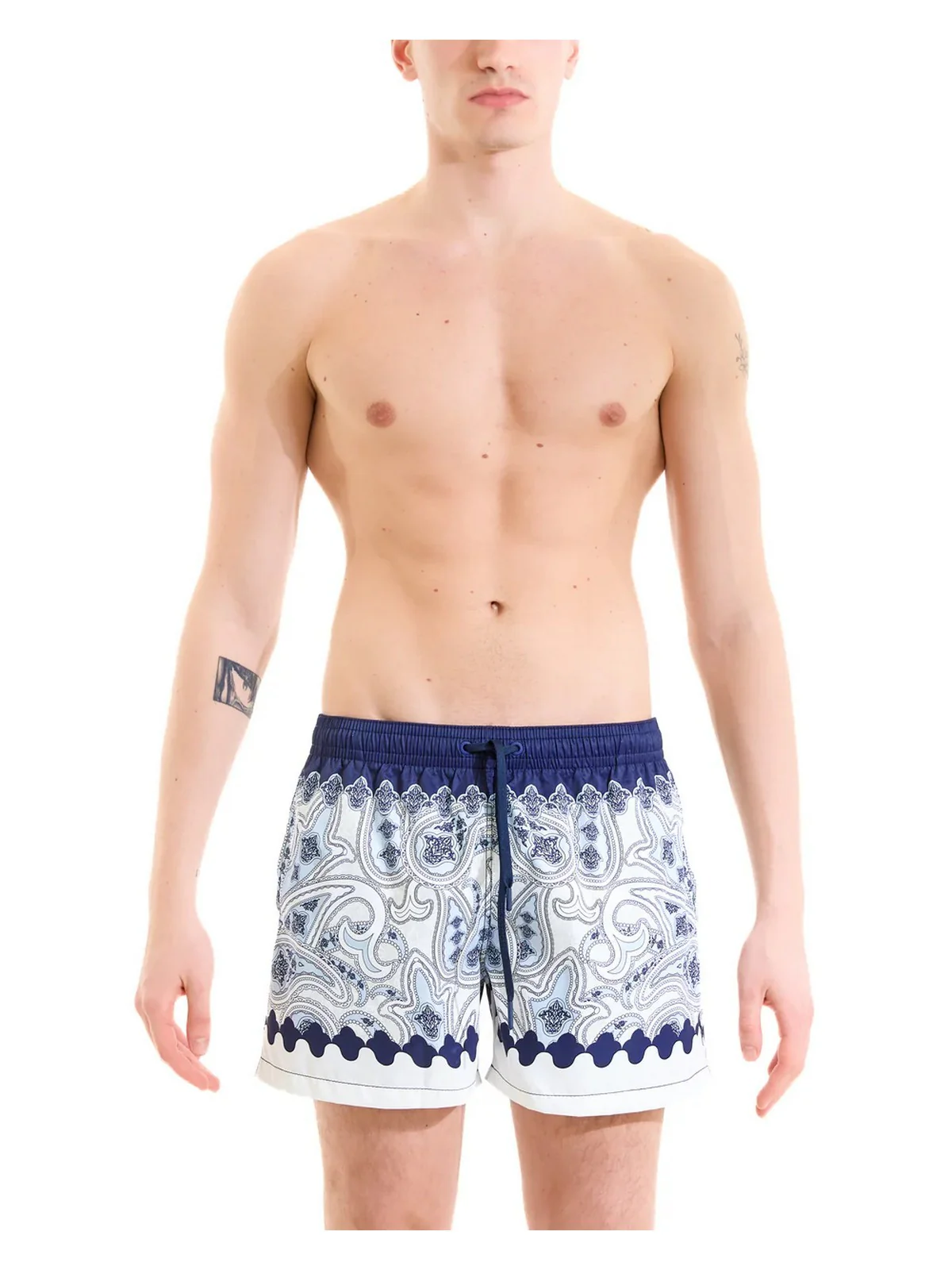 MOVE be different Costume da bagno Uomo  SVN PRINT J BIANCO/BLU - Image 2