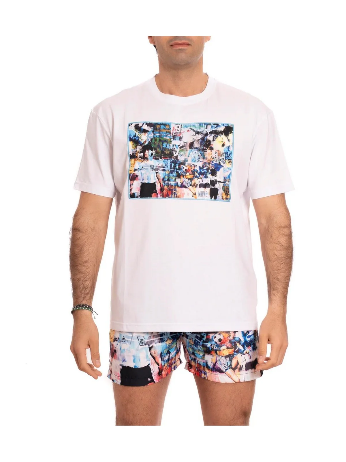 MOVE be different T-shirt Uomo  T-SHIRT DIEGO BIANCO - Image 2