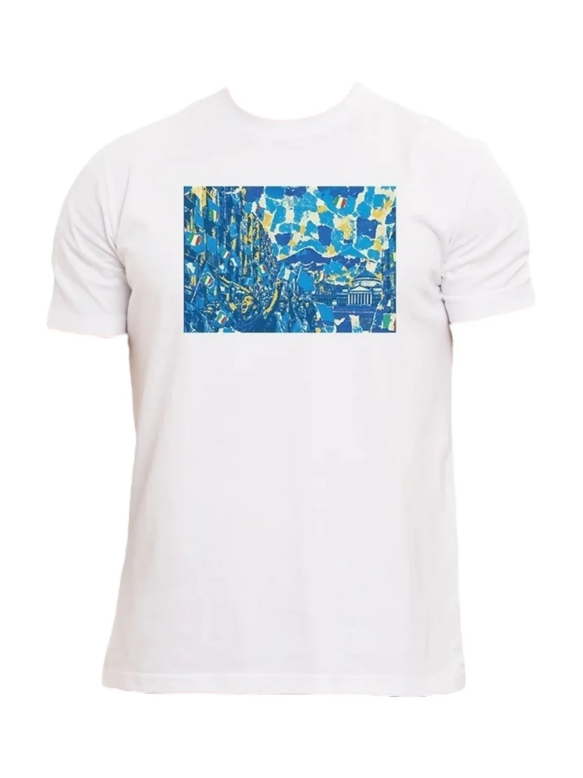MOVE be different T-shirt Uomo  T-SHIRT NAPOLI 01 FIESTA BIANCO - Image 4