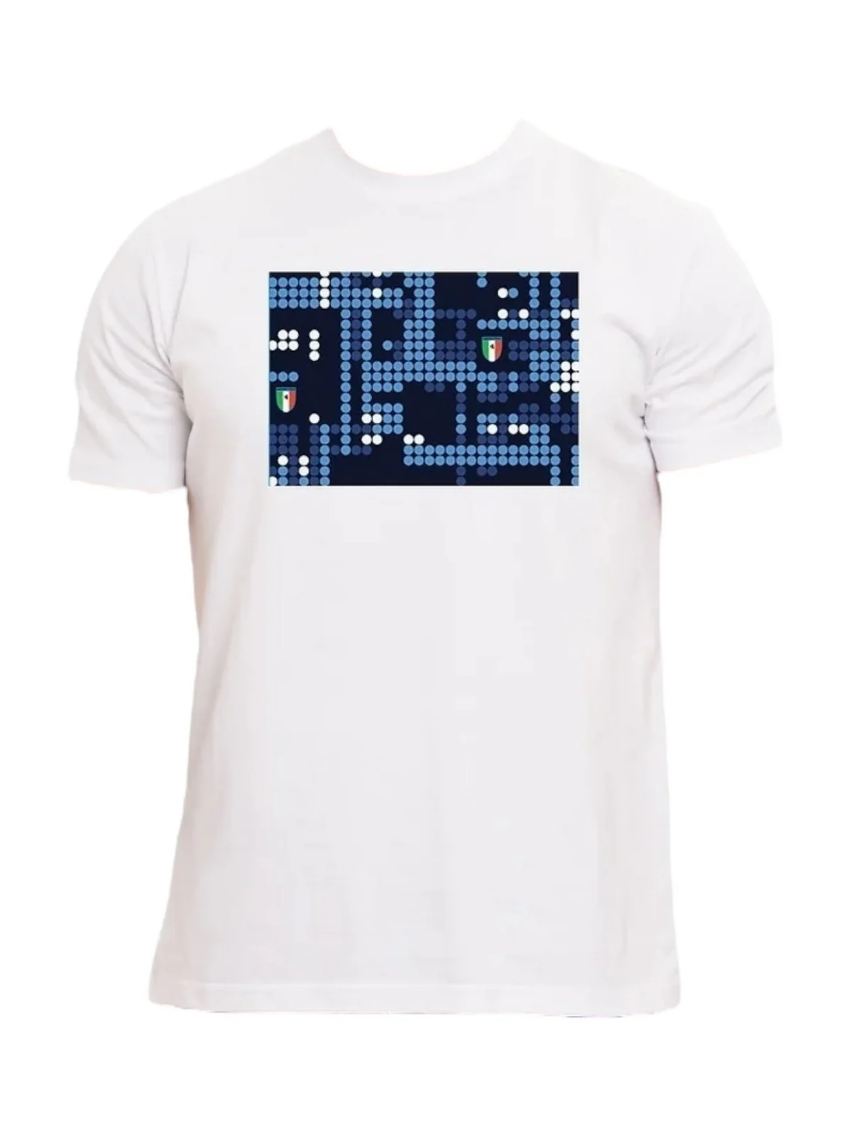 MOVE be different T-shirt Uomo  T-SHIRT NAPOLI 04 PIXEL BIANCO - Image 4