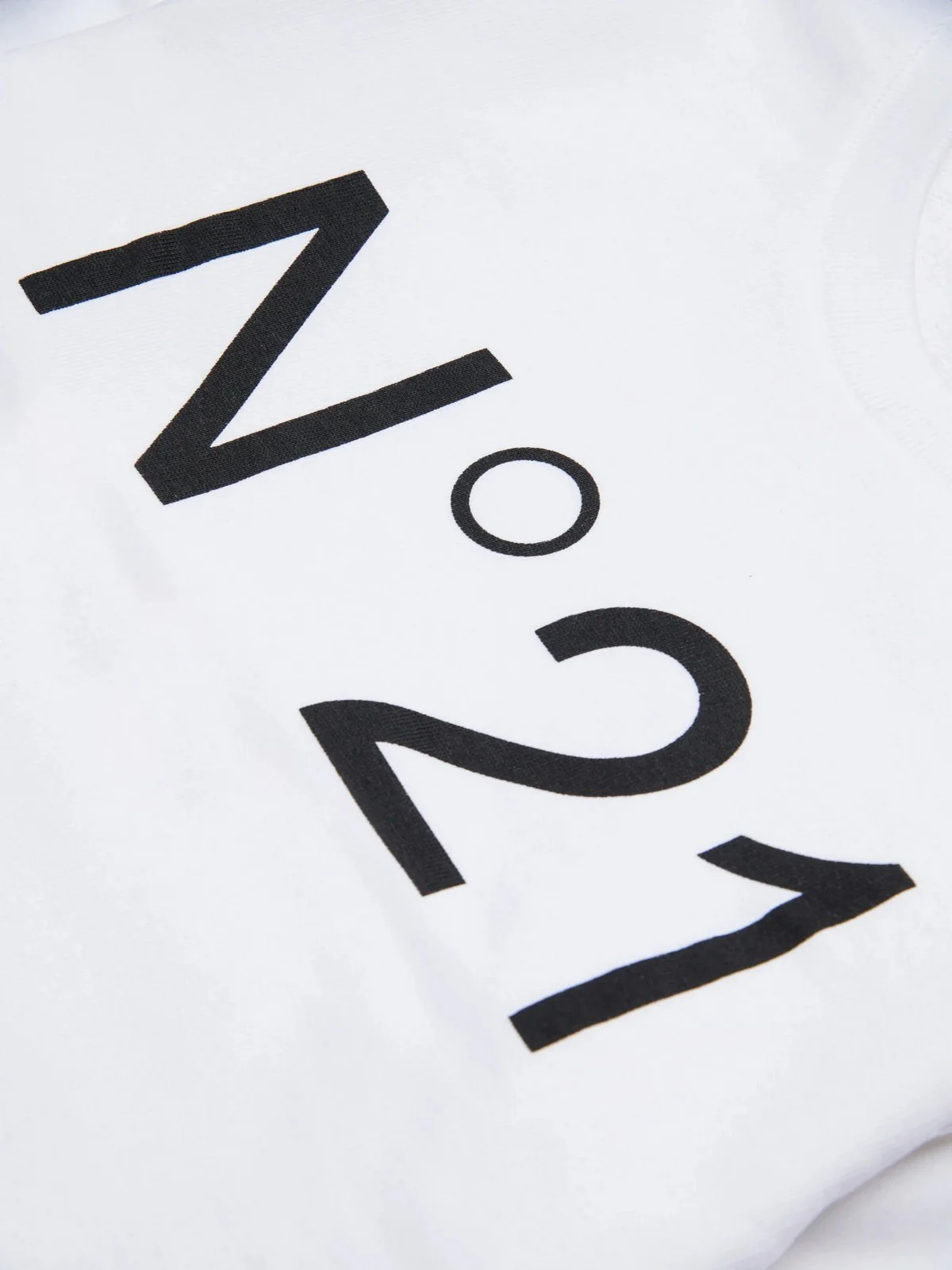 N°21 Felpa Unisex bambino  N21588 N0154 0N100 WHITE - Image 4