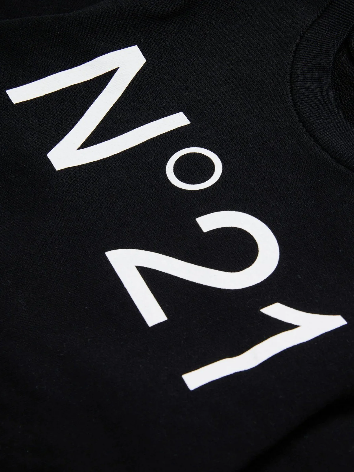 N°21 Felpa Unisex bambino  N21588 N0154 0N900 BLACK - Image 4