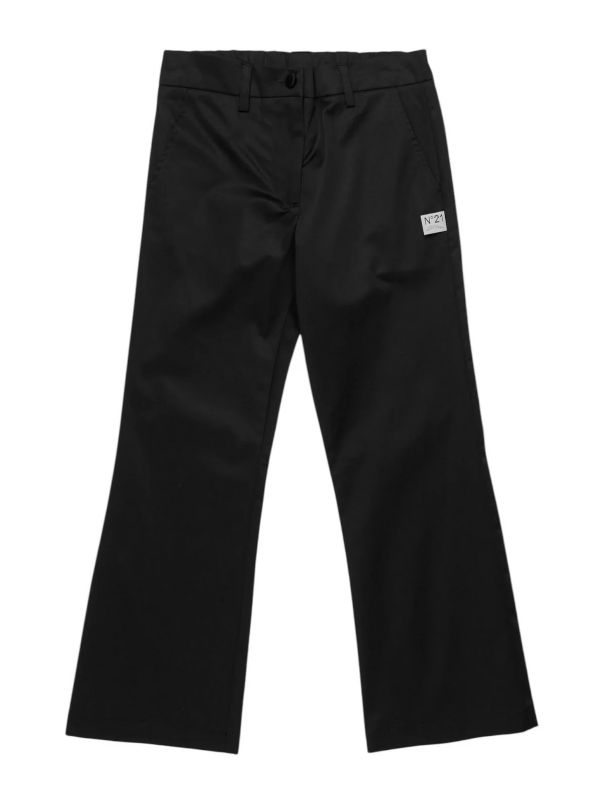 N°21 Pantalone Bambine e ragazze  N210AQ N0466 0N900 BLACK - Image 2