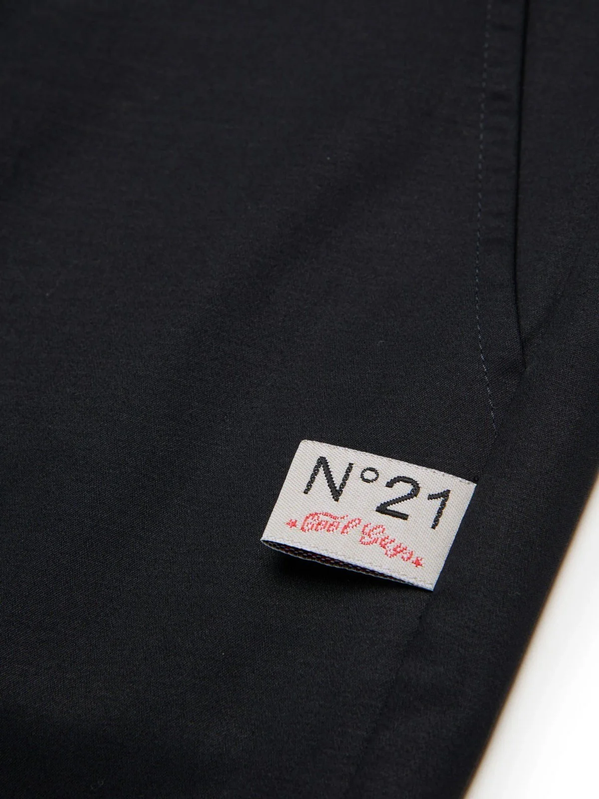 N°21 Pantalone Bambine e ragazze  N210AQ N0466 0N900 BLACK - Image 4