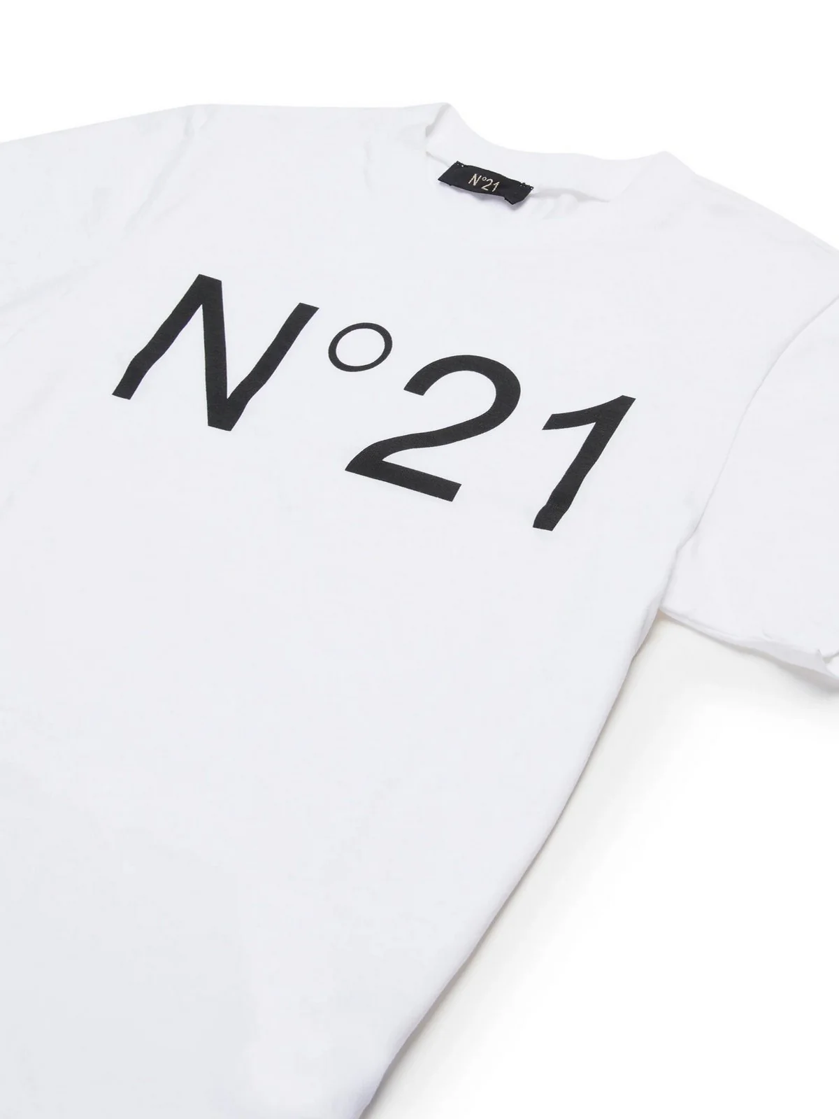 N°21 T-shirt Unisex bambino  N21173 N0153 0N100 WHITE - Image 3