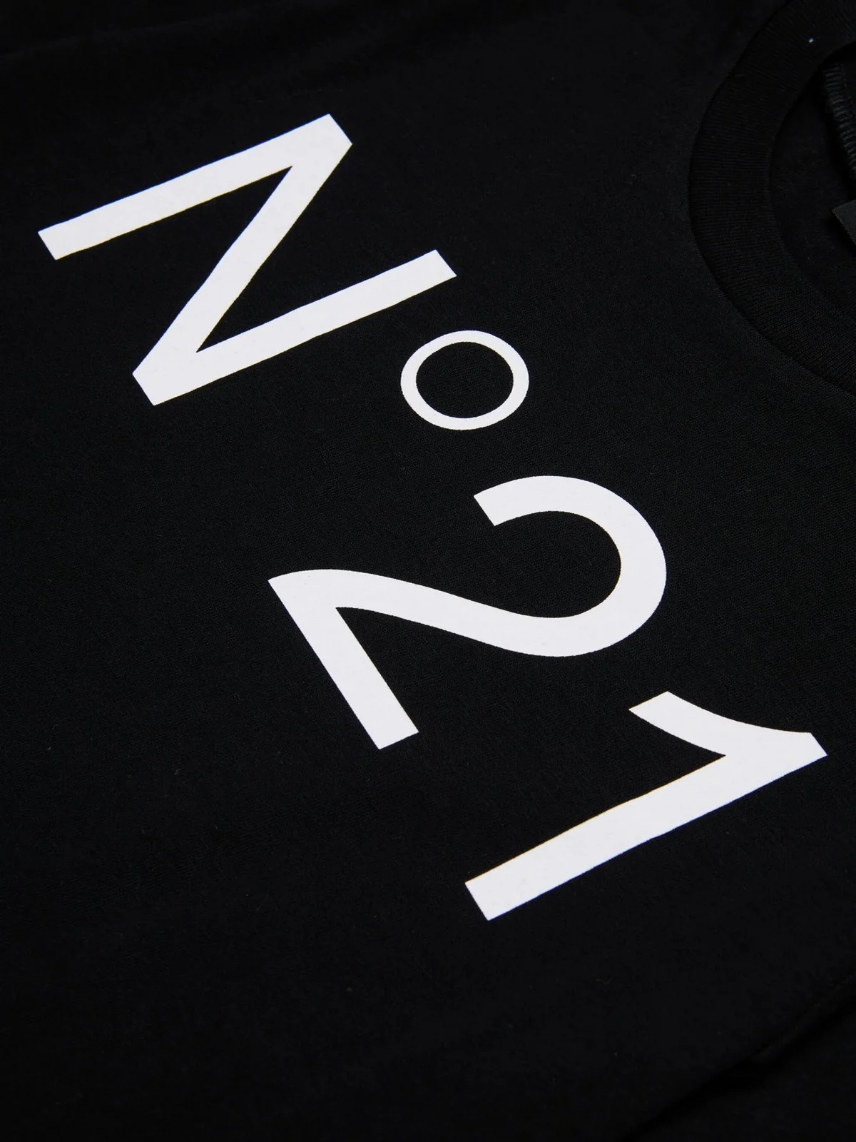 N°21 T-shirt Unisex bambino  N21173 N0153 0N900 BLACK - Image 3