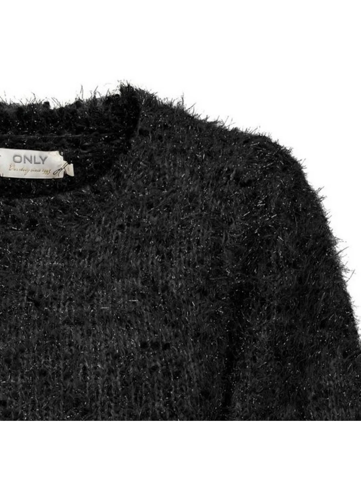 ONLY Maglione Donna  15301533 BLACK Nero - Image 3