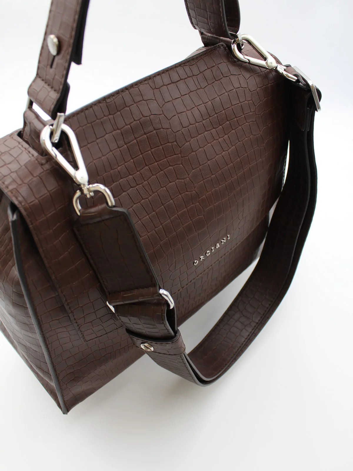 ORCIANI Borsa Donna COCCO NAPPA BT2006 CCN TMO Marrone - Image 4